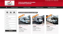 Desktop Screenshot of camping-car-conseil.com