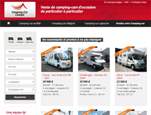 Tablet Screenshot of camping-car-conseil.com